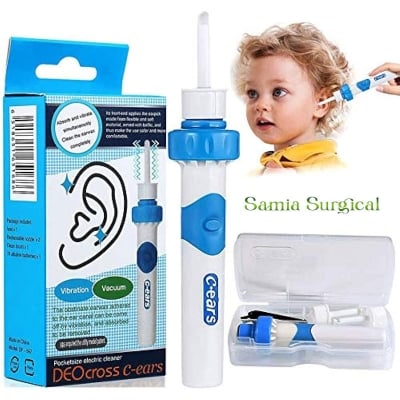 Picture of Ear Cleaner for Kids and Adults, Automatic Earwax Removal Kit, Electric Vacuum Ear Wax Suction Device Current Price 40.00AED Out Of Stock