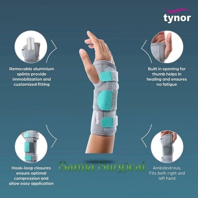 Picture of Tynor Wrist Splint Ambidextrous E-43