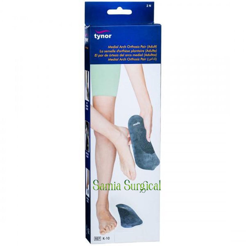 Picture of Tynor Medial Arch OrthosisAdult Foot Support  (Pair)