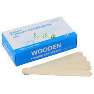 Picture of Wooden Tongue Depressors (Box of 100) - Mouth