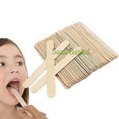 Picture of Wooden Tongue Depressors (Box of 100) - Mouth