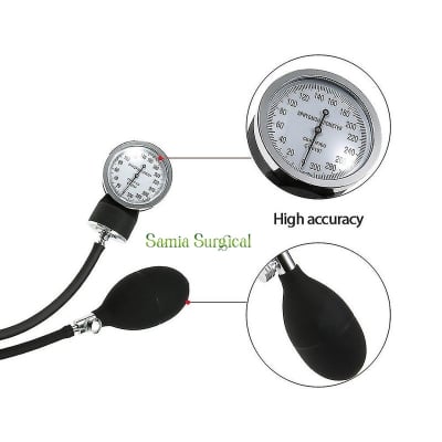 Picture of ANlog Blood Pressure Cuff Professional Aneroid Sphygmomanometer meter USA - Hand