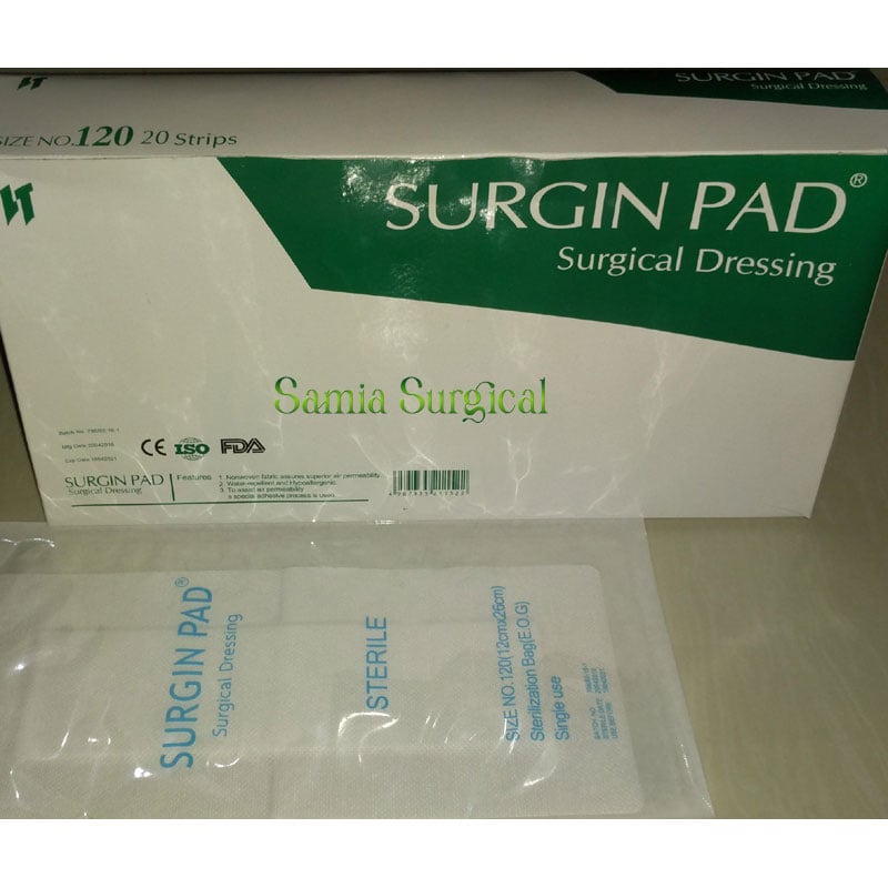 Picture of SURGIN PAD, Surgical Dressing Pad, Size: 120 (12×26) cm, (5piar) - Body