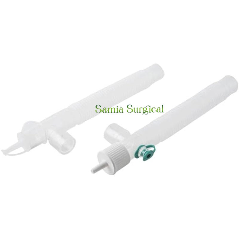 Picture of Trachea Tee/T Piece/T Connector with Oxygen Nipple 1pcs