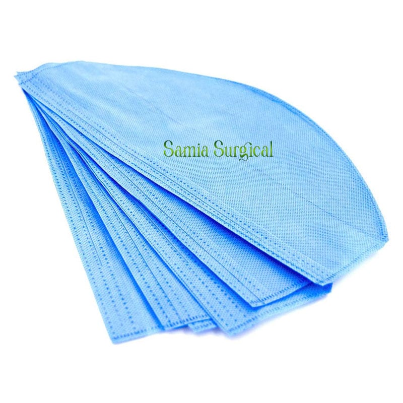 Picture of Doctor Cap with Ties Blue 50pcs (1 Pakit)