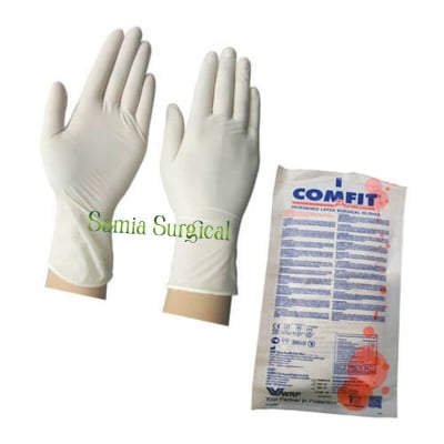 Picture of Comfit Surgical Hand Gloves (5Pair) Powdered Latex Gloves Original Malaysian