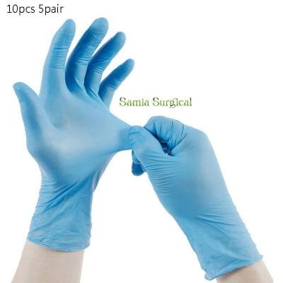 Picture of Nitrile Hand Gloves - Best Quality 10pcs, - Regular