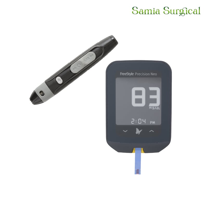 Picture of FreeStyle Optium  Blood Glucose meter - Hand