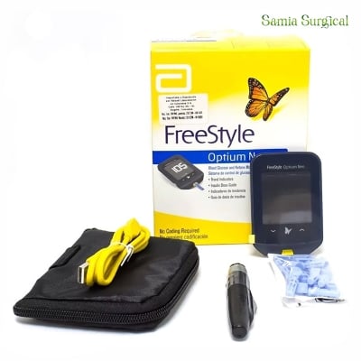 Picture of FreeStyle Optium  Blood Glucose meter - Hand