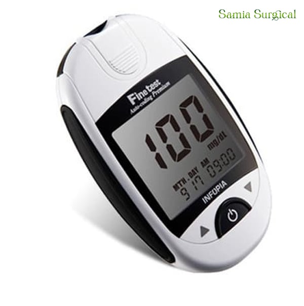 Picture of Fine test Blood Glucose  Sugar Level Check Monitor - Hand