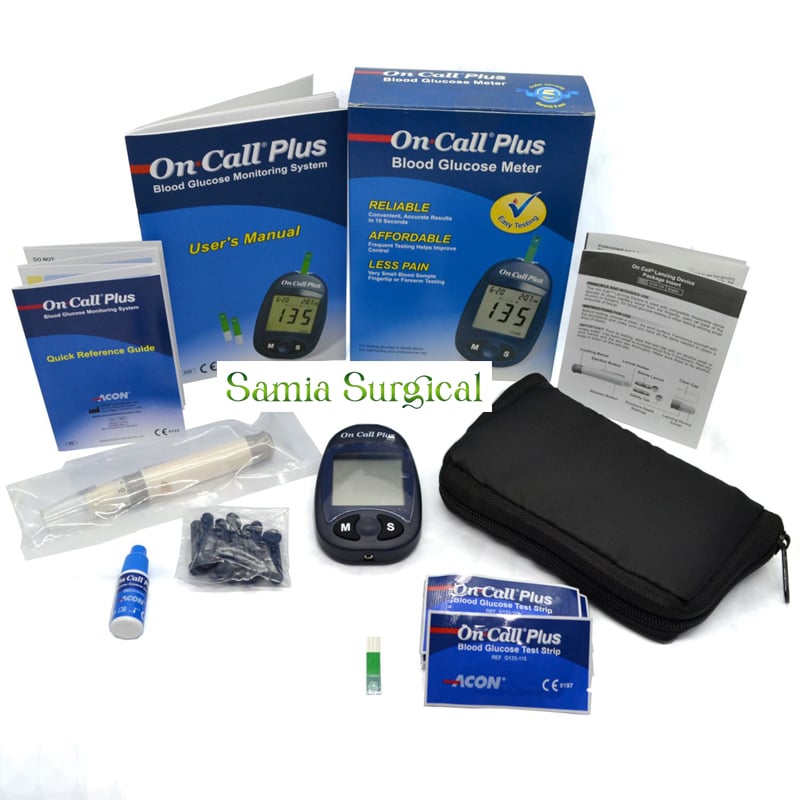 Picture of On Call Plus Blood Glucose Monitoring System - Hand
