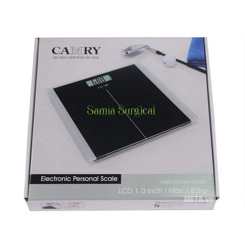 Picture of Camry digital scale Glass Body Weight Machine | LCD Display Digital Personal Human Body Weighing Scale