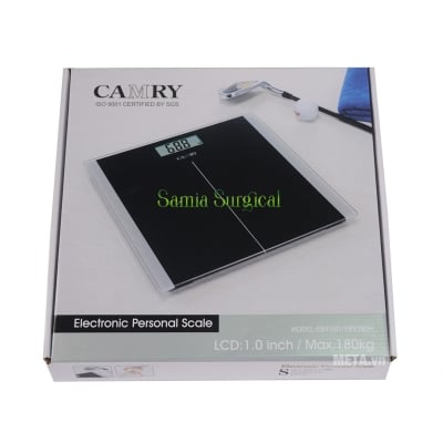 Picture of Camry digital scale Glass Body Weight Machine | LCD Display Digital Personal Human Body Weighing Scale