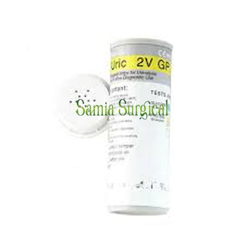 Picture of Urine Test Strips 100/Uric 2V GP Glucose Protein Urine Analyzer - Hand