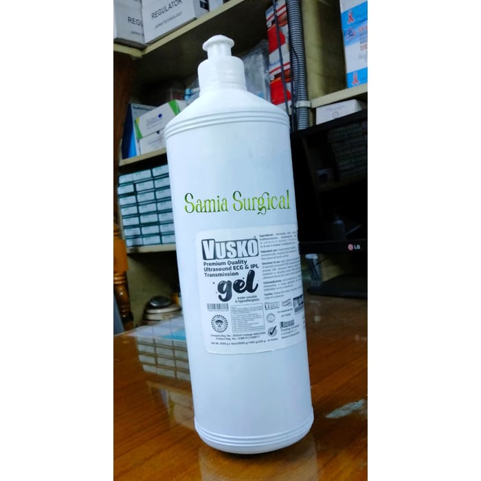 Picture of VUSKO Premium Quality Ultrasound ECG & IPL Transmission Gel (1Liter)
