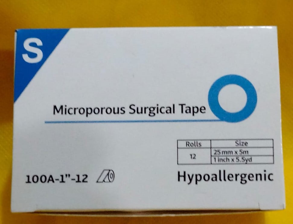 Picture of Microporous Surgical Tape  1 inchi 12roll (25mm x5m)