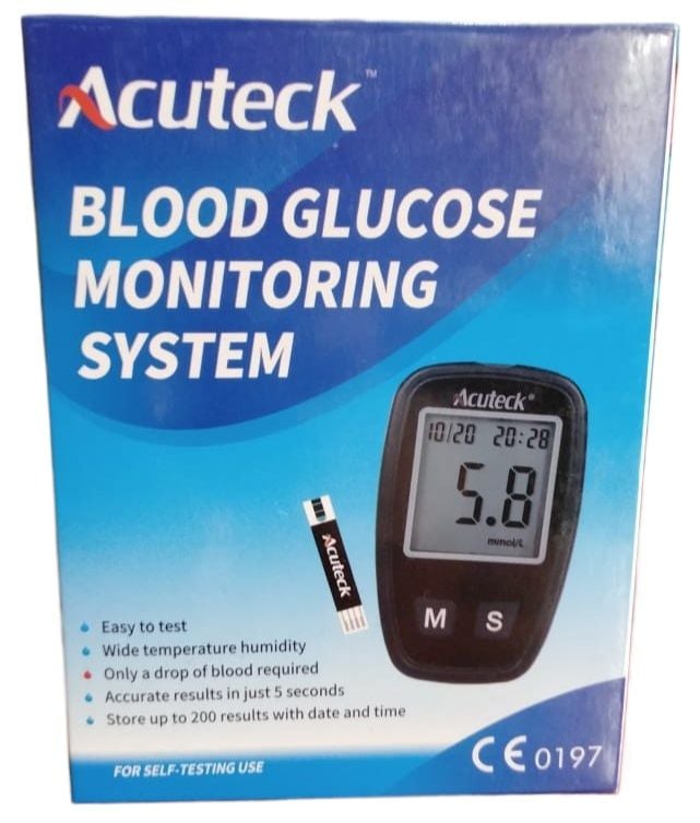 Picture of Acuteck Blood Glucose Monitoring Systems (10 Strip + 10 Niddle