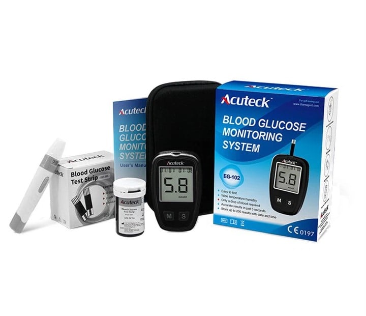 Picture of Acuteck Blood Glucose Monitoring Systems (10 Strip + 10 Niddle