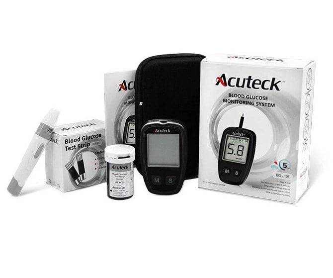 Picture of Acuteck Blood Glucose Monitoring Systems (10 Strip + 10 Niddle