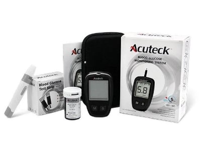 Picture of Acuteck Blood Glucose Monitoring Systems (10 Strip + 10 Niddle