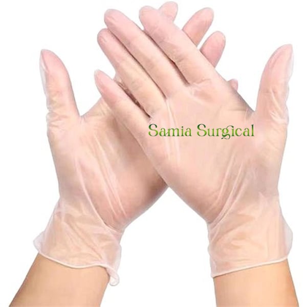 Picture of Vinyl Hand Gloves 100 Pcs  (1Box)