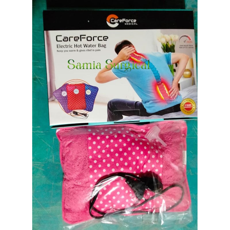Picture of Careforce Electric Hot Water Bag Hot Bags for Pain Relief in Shoulder, Back, Neck and Full Body Relief Electric Hot Bag for Pain