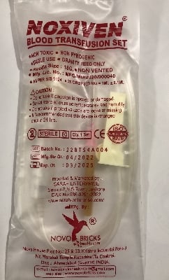 Picture of Blood Transfusion set Noxifen(10pcs)