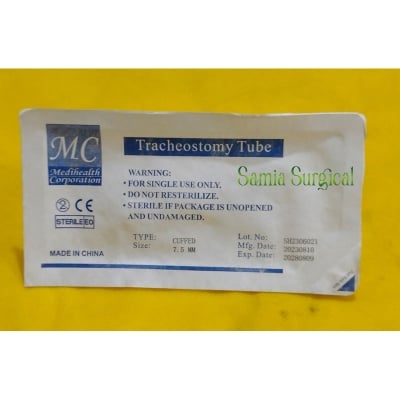 Picture of Tracheostomy Tube with Cuffed ,China, Sizse6 6mm,6.5mm, 7mm, 7.5mm,   (1pcs)