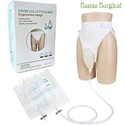 Picture of Silicone Urine Collector, 3 Type With 2 Urine Catheter Bags For Man Elderly (1pcs)