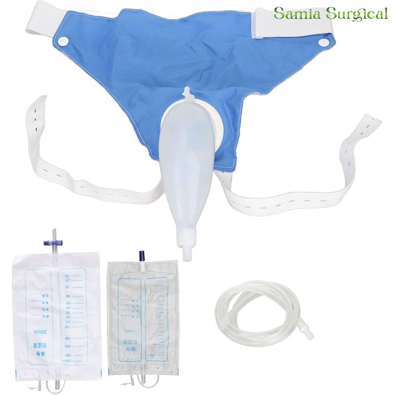 Picture of Silicone Urine Collector, 3 Type With 2 Urine Catheter Bags For Man Elderly (1pcs)