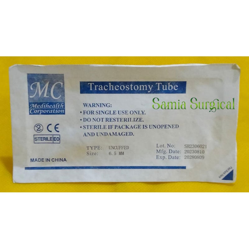 Picture of Tracheostomy Tube (Plain) China  Size(0.6/6.5/0.7/7.5)1pcs