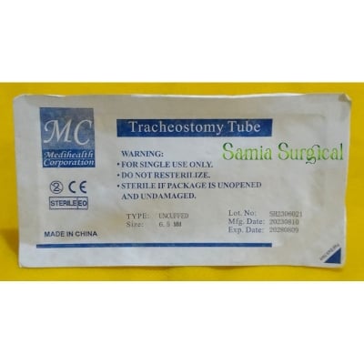 Picture of Tracheostomy Tube (Plain) China  Size(0.6/6.5/0.7/7.5)1pcs