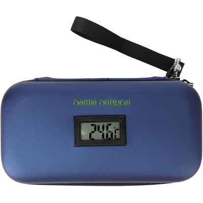 Picture of Insulin Cooler Travel Case Diabetic Medicine Carrying Bag with 2*200g Ice Packs Large Capacity Insulated Organizer Medication Cooler Bag for Insulin Pens (1pcs)