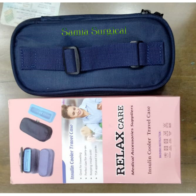 Picture of Insulin Cooler Travel Case, Keep Vial Cool, Longer Cooling Effect, Portable Bafor blue