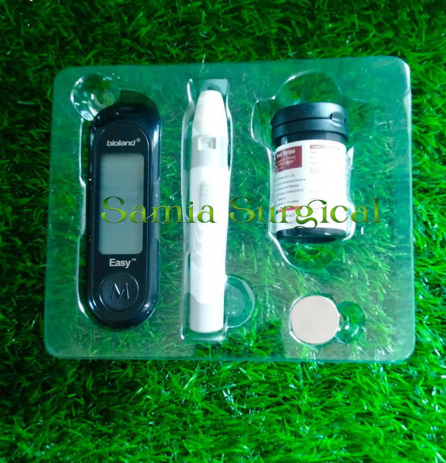 Picture of Bioland Glucometer Blood Glucose / Suger Test Meter Diabetes Test Machine Blood Glucose Monitoring System