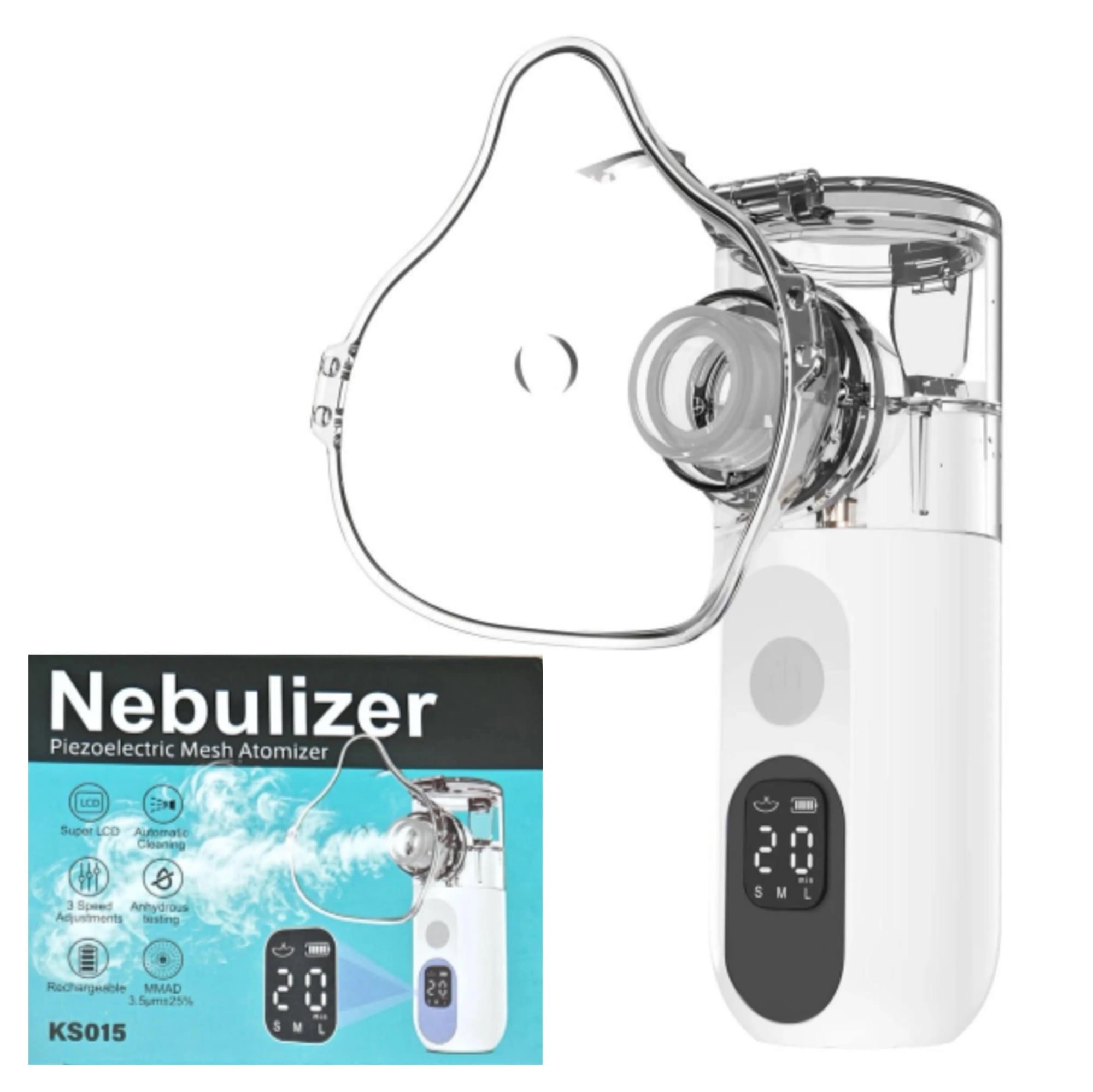 Picture of Mesh Protobole Rechargeable Nebulizer KS015 (1pcs)