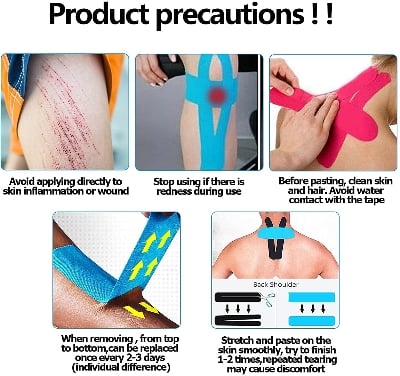 Picture of 🏋️‍♂️ Kinesiology Tape – Pain Relief & Muscle Support
