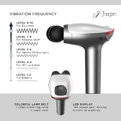 Picture of Double Headed Deep Tissue Massage Gun – Powerful Pain Relief & Recovery ⚡