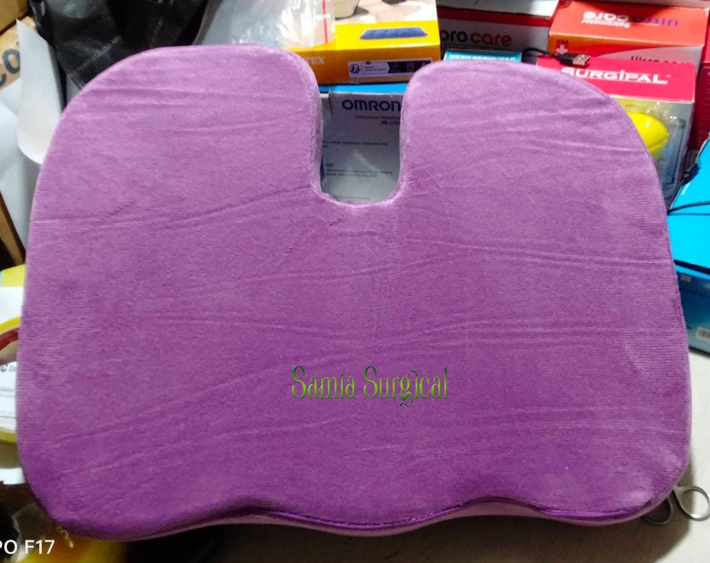 Picture of Office Car Chair Seat Cushion Back Support Tailbone Coccyx Sciatica Pain