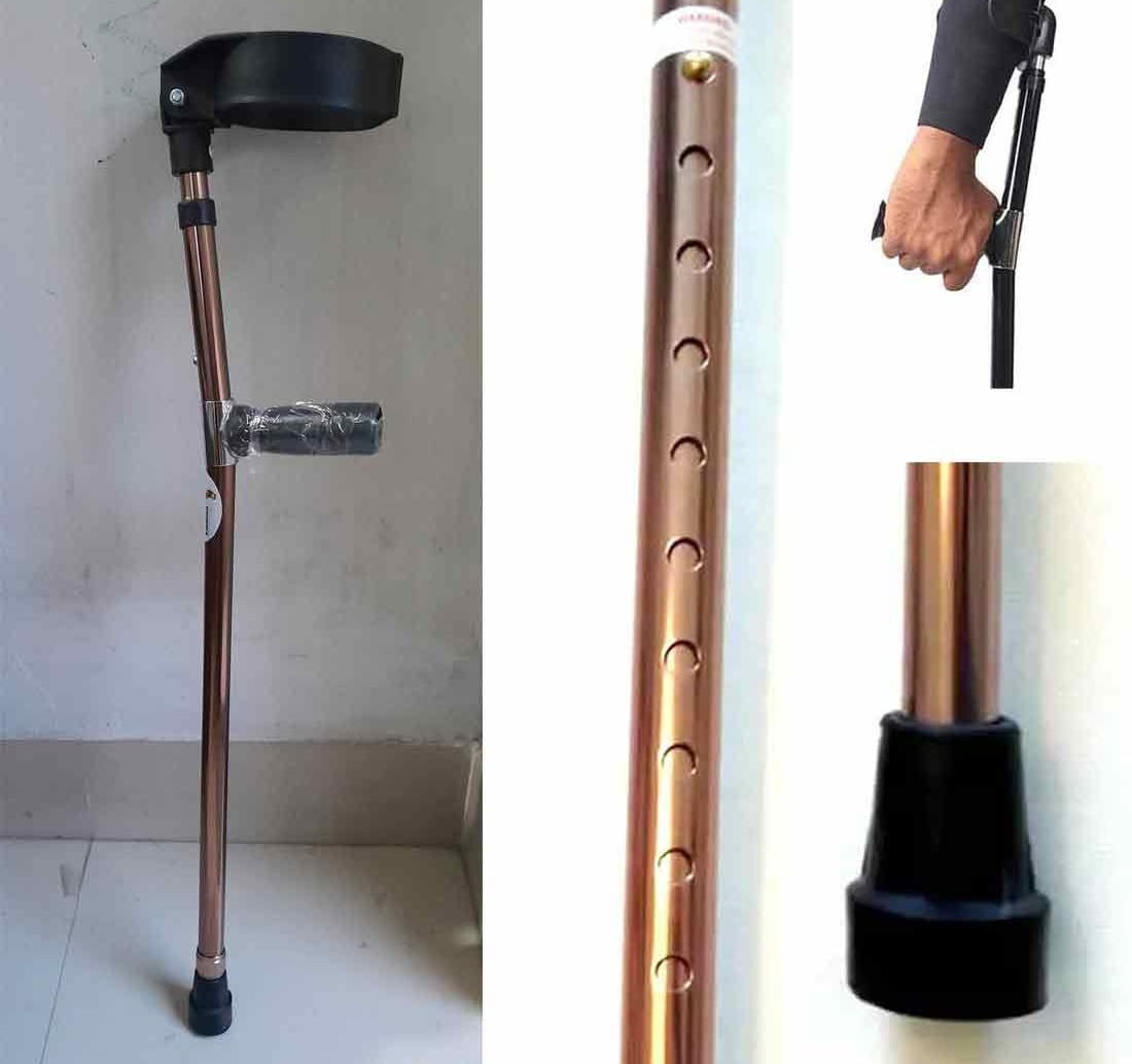 Picture of Elbow Crutch Stick Adjustable Premium Quality 2pcs
