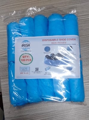 Picture of 100 PCS Boot Covers Disposable Shoe Cover Elastic Protect Overshoes