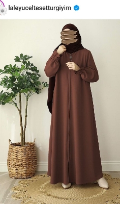 Picture of Ordinary Abaya -Chocolate Brown