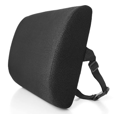 Picture of Orthopaedic Back Support (Backrest) - High Density Memory Foam (Universal Size