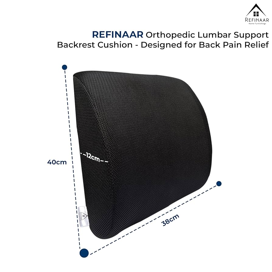 Picture of Orthopaedic Back Support (Backrest) - High Density Memory Foam (Universal Size