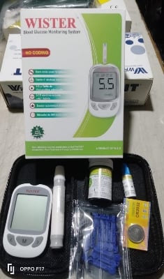 Picture of Wister Blood Glucose Monitor Diabetes Check Machine
