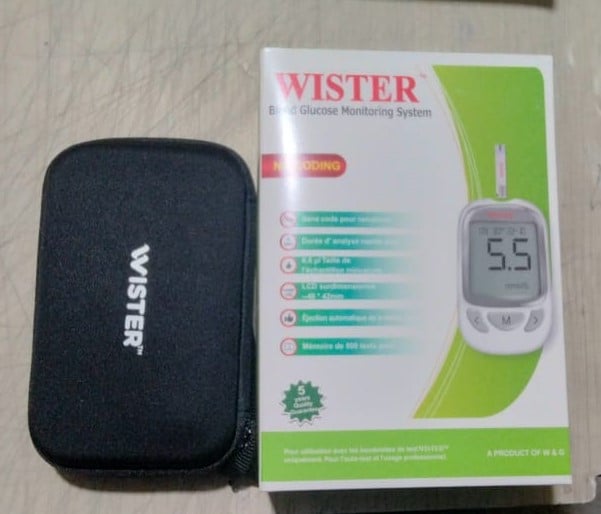 Picture of Wister Blood Glucose Monitor Diabetes Check Machine
