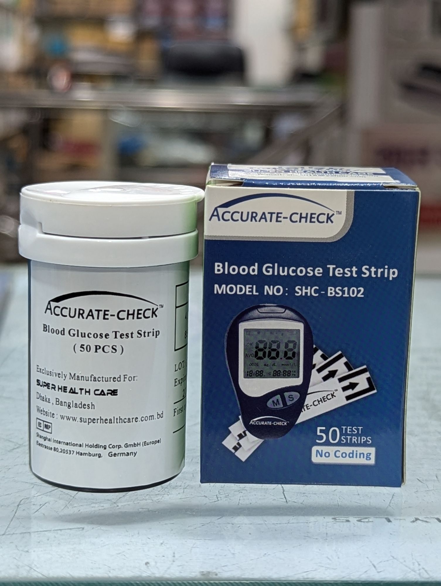Picture of Accurate-Check Blood Glucose Strip 50pcs, 1box