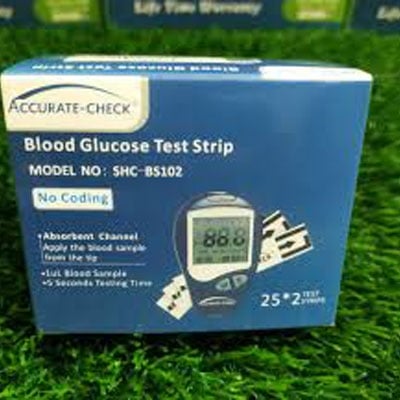 Picture of ACCURATE-CHECK Blood Glucose Test Strip 25+25=50pcs , 1box