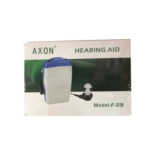 Picture of Axon Hearing Aid F-28 Portable Pocket Wearing Environmentally Friendly Material Hanging Ear Type Ear Care Deaf-Aid