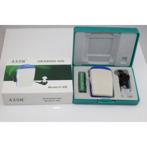 Picture of Axon Hearing Aid F-28 Portable Pocket Wearing Environmentally Friendly Material Hanging Ear Type Ear Care Deaf-Aid